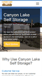 Mobile Screenshot of canyonlakeselfstorage.com